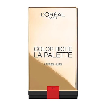 Paleta de rujuri L'Oreal Paris Color Riche 02 Rouge, 6x1 g