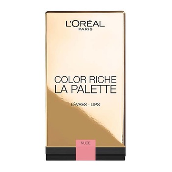 Paleta de rujuri L'Oreal Paris Color Riche 01 Nude, 6x1 g