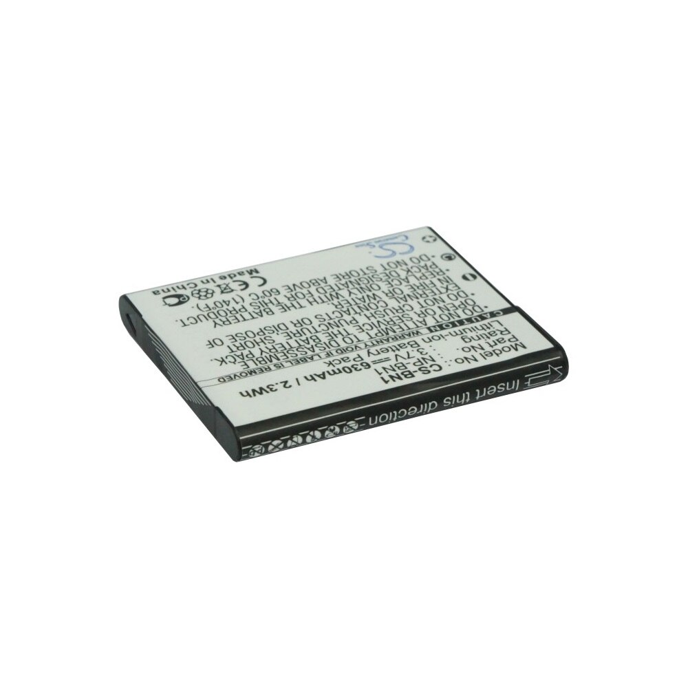 Akku-Ersatz Für Sony NP-BN1 – 630 MAh, 3,7 V, Li-Ion, Für Kameras