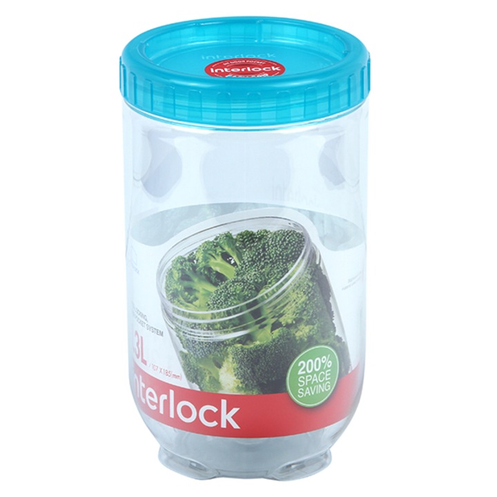 Interlock befőttes üveg, 1.3 l, INL402G