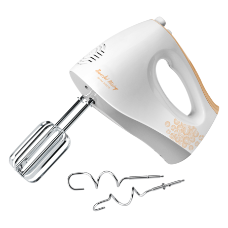 Mixer de mana Sencor SHM 5205, 250 W, 5 viteze, 2 accesorii, Alb