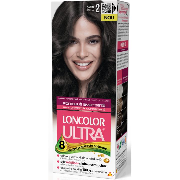 Vopsea de par permanenta Loncolor Ultra 2 Saten, 100 ml