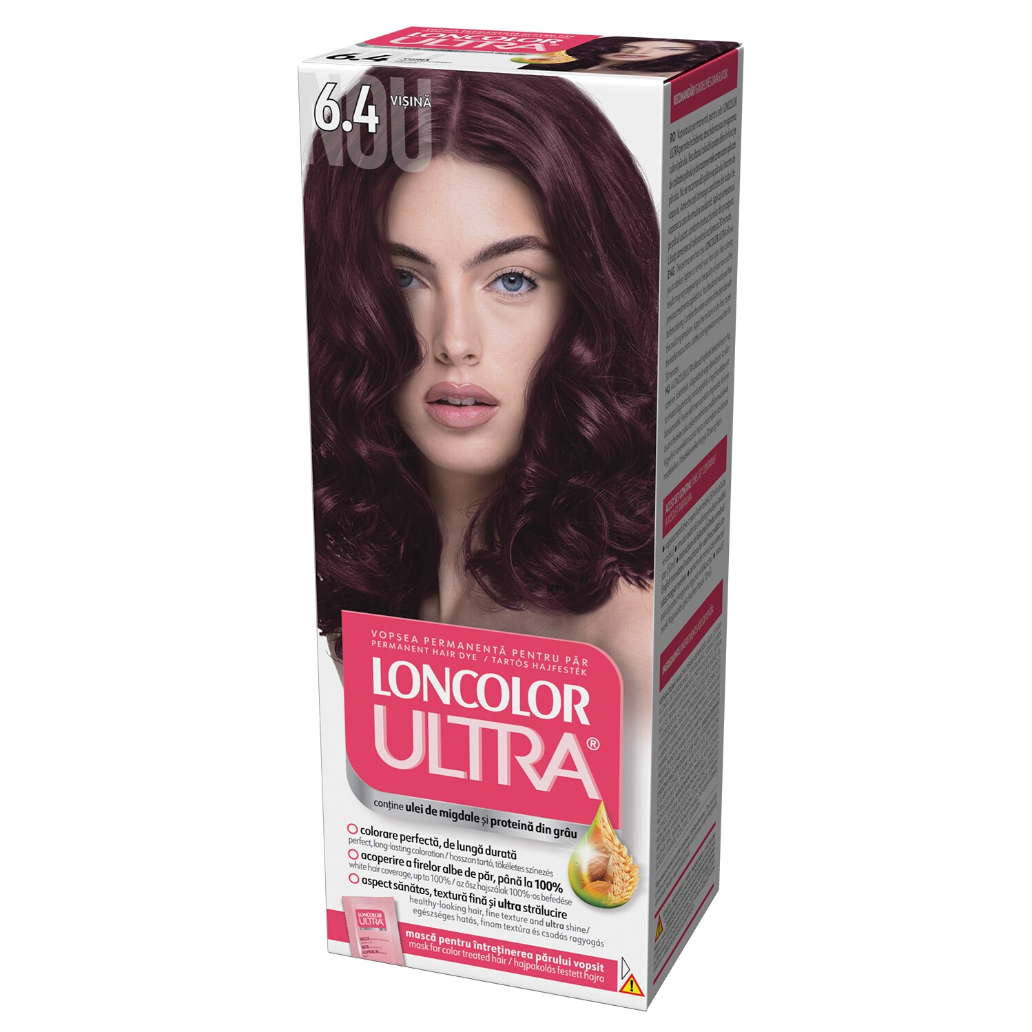 Vopsea de par permanenta Loncolor Ultra 6.4 Visina, 100 ml