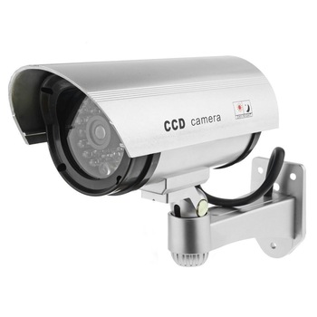 Camera de supraveghere falsa VEYO, pentru exterior, cu led indicator Camera de supraveghere falsa VEYO, pentru exterior, cu led indicator