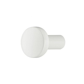 Buton AME, aliaj zinc, Ø20mm, finisaj alb mat RAL 9016 Buton AME, aliaj zinc, Ø20mm, finisaj alb mat RAL 9016