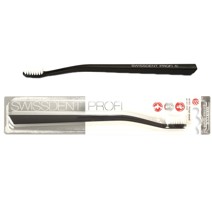 Swissdent fogkefe, Profi, Fekete