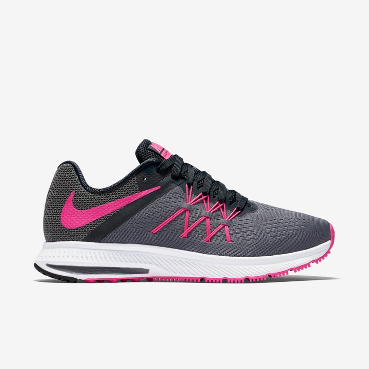 Pantofi sport Nike Zoom Winflo 3 pentru femei, Anthracite/Wolf Grey, 35.5