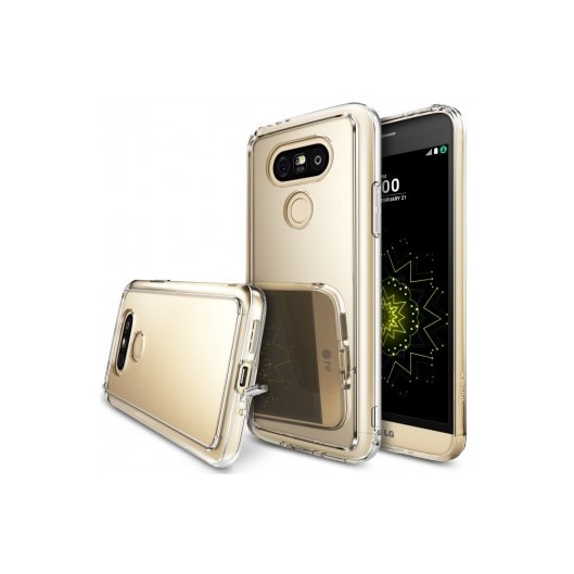 Husa LG G5 Ringke FUSION MIRROR ROYAL GOLD + folie Ringke cadou