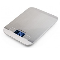 Cantar de bucatarie, Esperanza, Inox, EKS001, 5kg, Alb/Argintiu