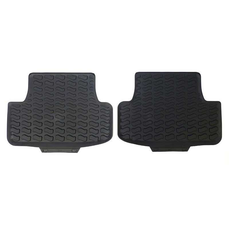 Set 2 covorase de cauciuc spate, All-weather, Audi Q2 2017->, Negru