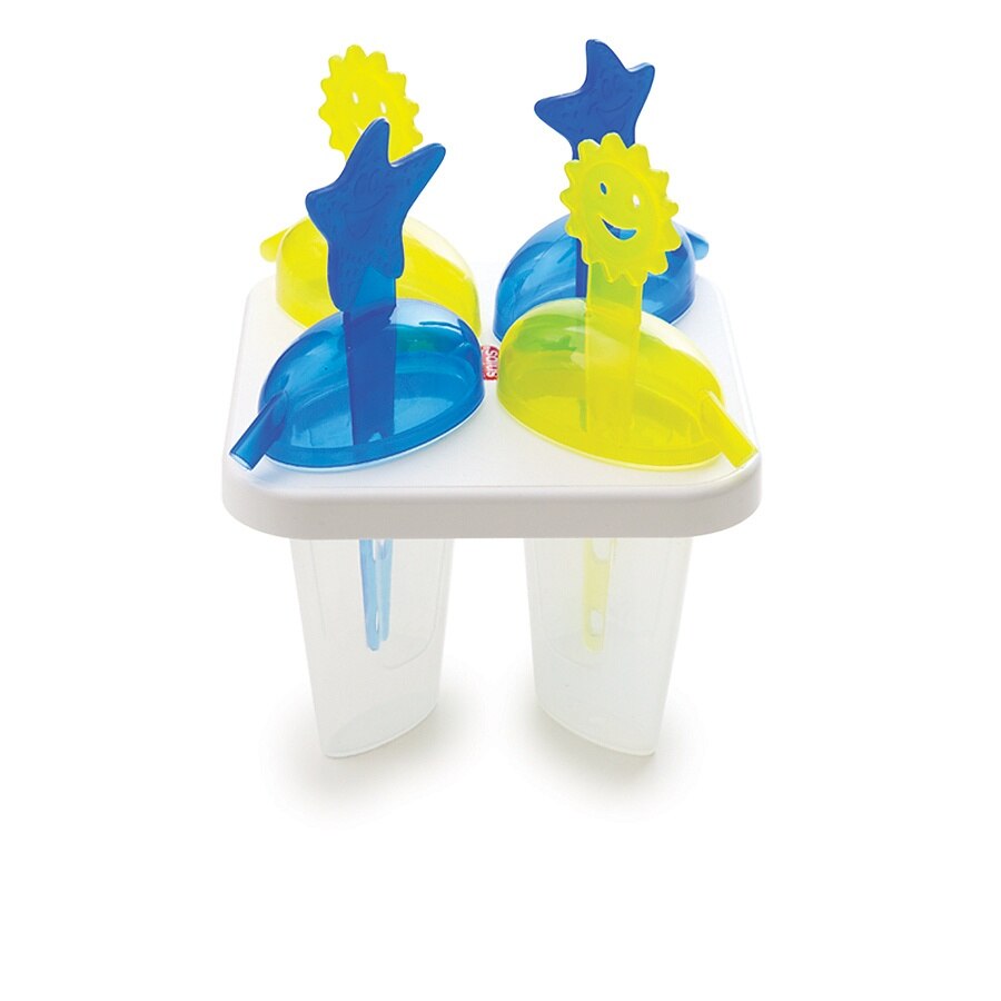 Set 4 forme inghetata Snips, Plastic, Multicolor