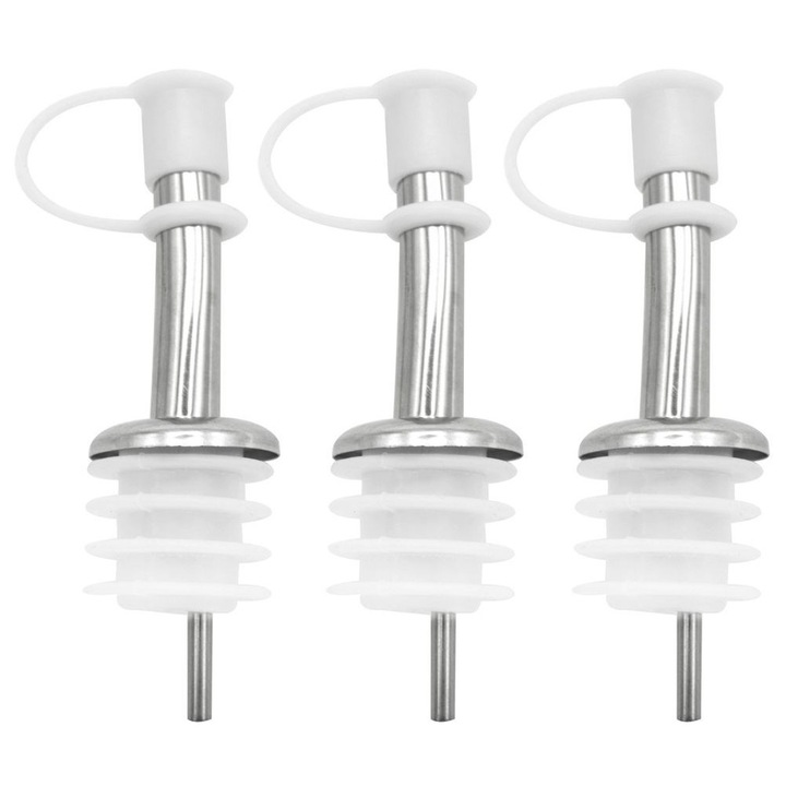 Set 3 picuratoare Orion, Inox/Plastic