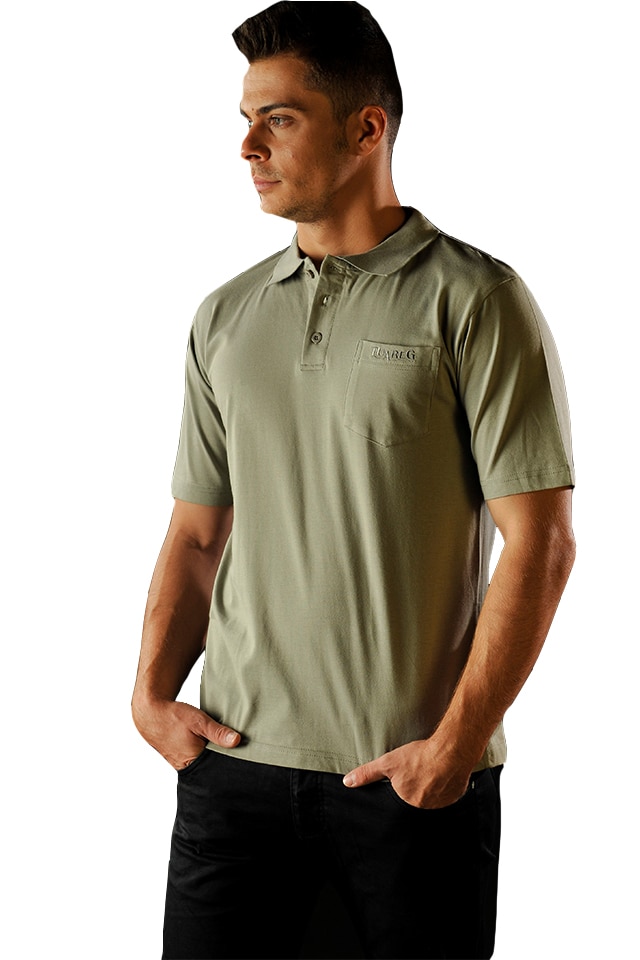 Tricou barbati cu maneca scurta, Tuareg, Model 7, Verde