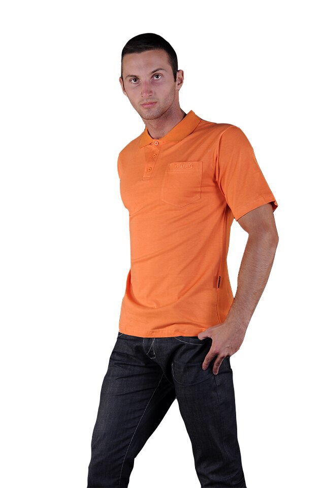 Tricou barbati cu maneca scurta, Tuareg, Model 7, Portocaliu