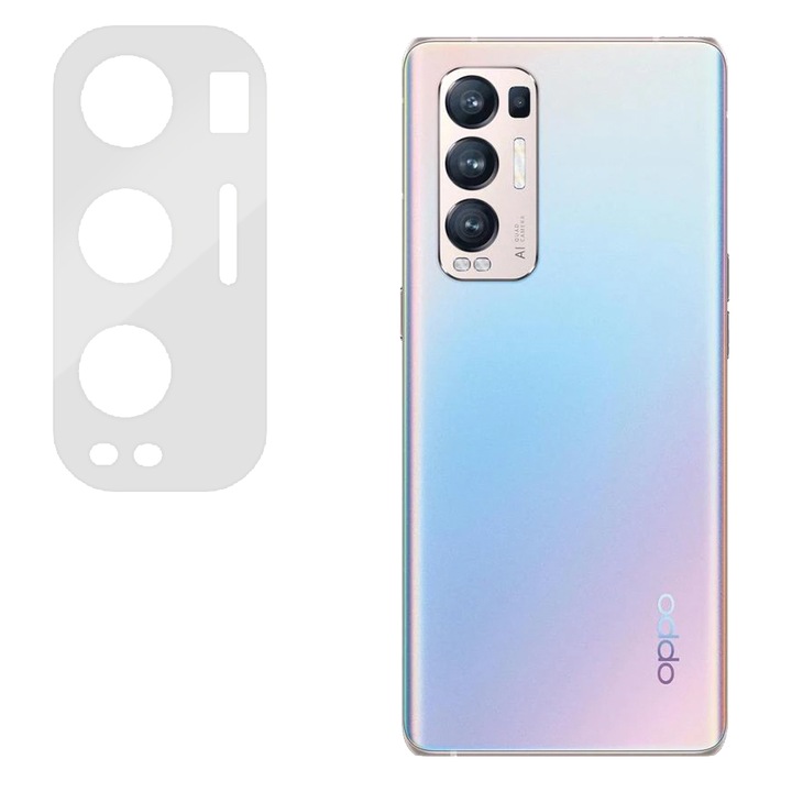 Комплект от 3 фолиа SILKASE, За Oppo Find X3 Neo, Защита на камерата