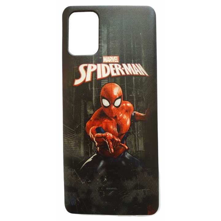 Предпазен гръб Marvel Spider Man, 007, Full Print, за Samsung Galaxy A71, Многоцветен