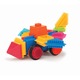 Set verde 80 cuburi de construit Bristle Blocks