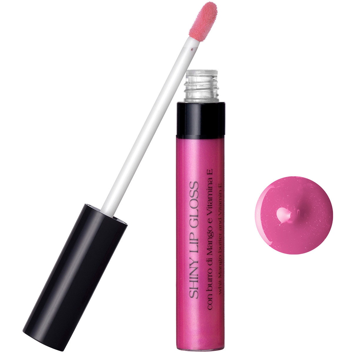 Luciu de buze cu unt de mango si vitamina E, zmeura (6 ML), Bottega Verde