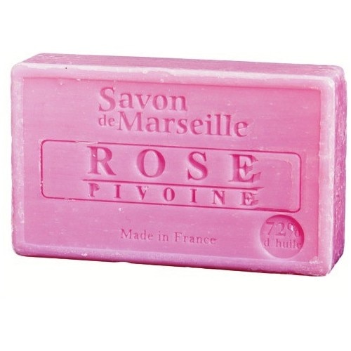 Sapun Natural de Marsilia 100g Trandafir-Bujor Rose-Pivoine Le Chatelard 1802