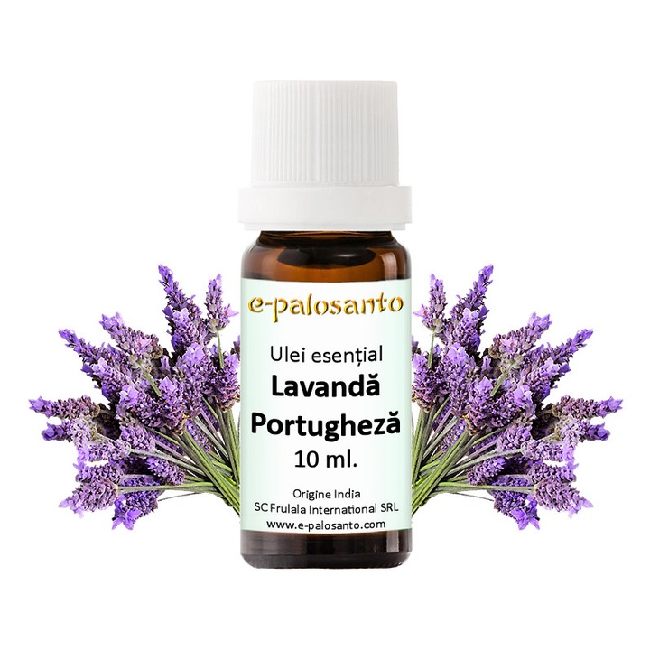 Етерично масло от португалска лавандула, 100% чистота, 10 ml, ароматерапия, e-palosanto
