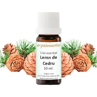 Ulei esential Lemn de Cedru, puritate 100%, 10 ml, aromaterapie, e-palosanto