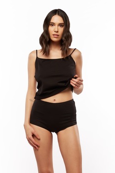 Chiloti dama talie inalta, NF86, Negru Chiloti dama talie inalta, NF86, Negru