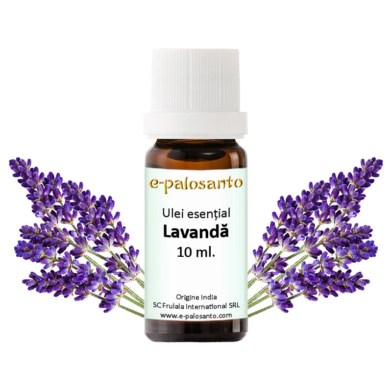 Ulei esential Lavanda, puritate 100%, 10 ml, aromaterapie, e-palosanto