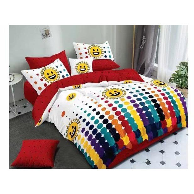 Set Lenjerie de pat dublu finet 6 piese cu Pilota 200 x 220 cm si 2 perne, Ralex Pucioasa, PFN572