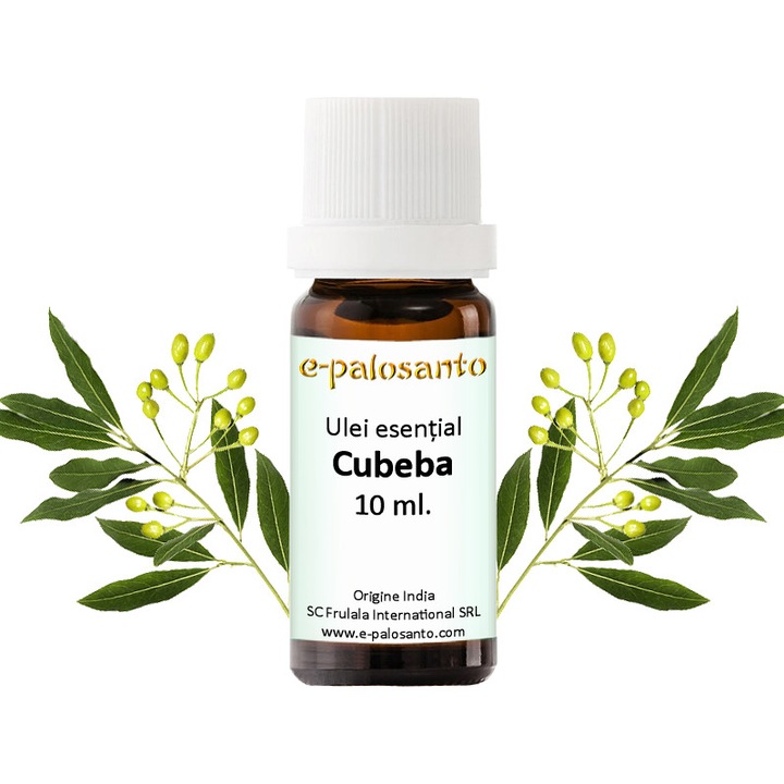 Cubeba illóolaj, 100% tisztaságú, 10 ml, aromaterápia, e-palosanto