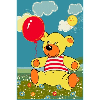 Covor Pentru Copii, Kolibri Ursulet 11145, Multicolor, 160x230 cm, 2200 gr/mp Covor Pentru Copii, Kolibri Ursulet 11145, Multicolor, 160x230 cm, 2200 gr/mp