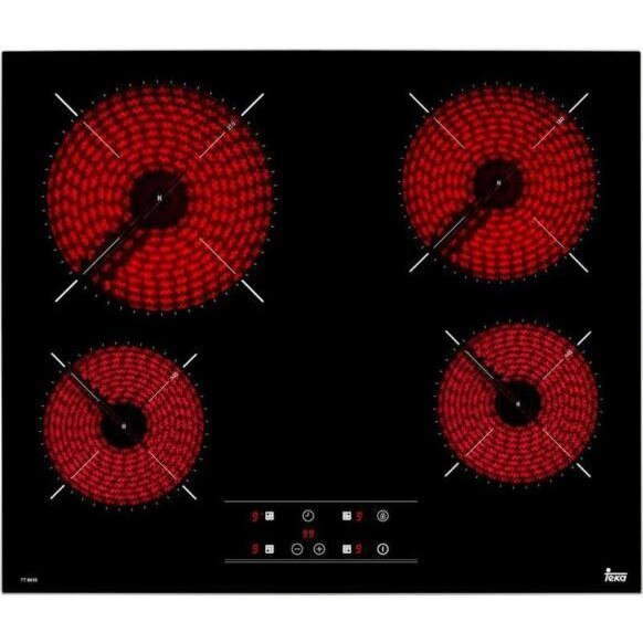 Plita Incorporabila Teka TT 6415, Inductie, 6300w, 4 zone de gatit, 60cm, Negru