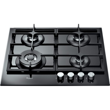 Plita Incorporabila Whirlpool AKT 6465/NB, Gaz, 4 arzatoare, 59 cm, Negru Plita Incorporabila Whirlpool AKT 6465/NB, Gaz, 4 arzatoare, 59 cm, Negru