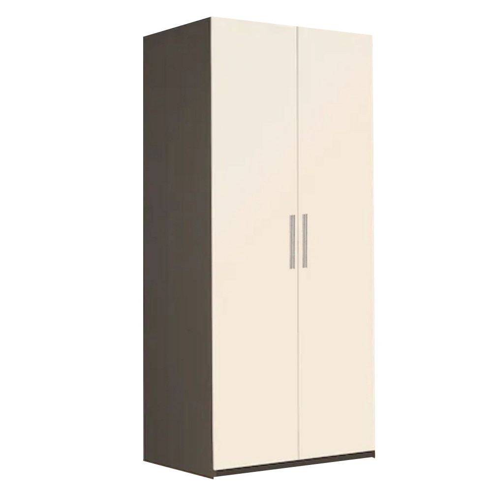 Dulap Toby, H200xL80xA40, Wenge si Crem