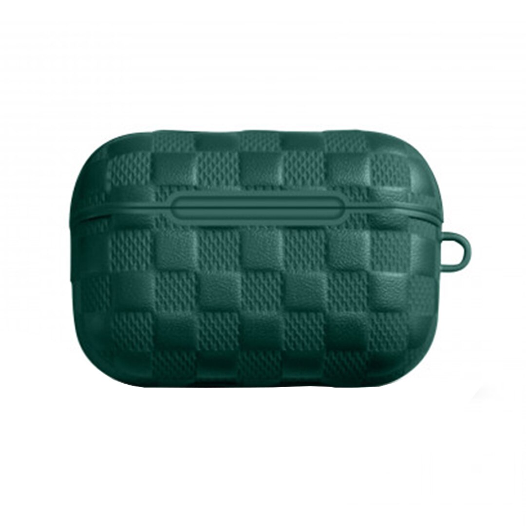 Husa de Protectie pentru Apple AirPods Pro, Pattern Design, Verde