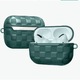 Husa de Protectie pentru Apple AirPods Pro, Pattern Design, Verde