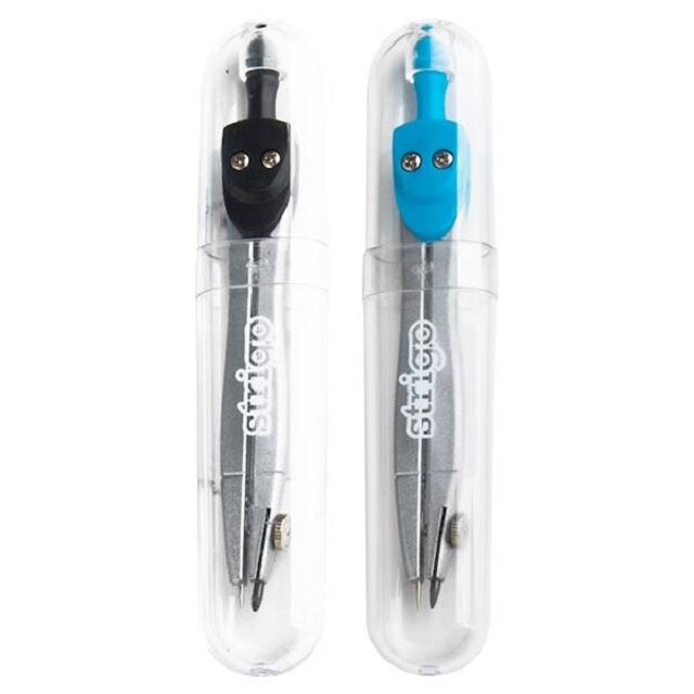 Set compas Strigo 2 bucati, albastru/negru