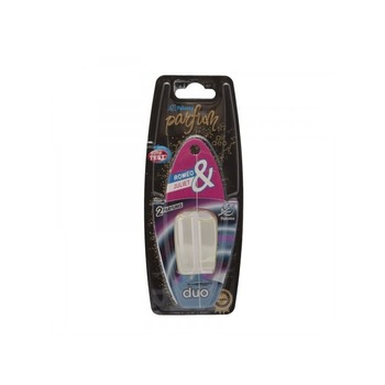 Odorizant auto bradut Paloma, parfum Duo Romeo & Juliet, utilizare 6 saptamani Odorizant auto bradut Paloma, parfum Duo Romeo & Juliet, utilizare 6 saptamani