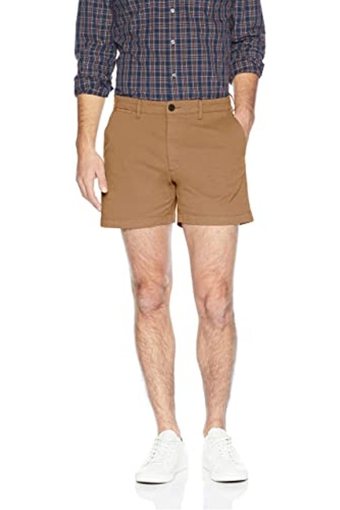 Pantaloni scurti barbati Goodthreads, Bumbac, Roz, Bej inchis, S