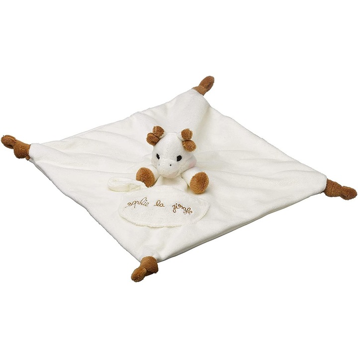 Кърпа с държач за биберон Vulli Жирафа Софи, DouDou