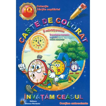 Carte de Colorat invatam Ceasul Carte de Colorat invatam Ceasul