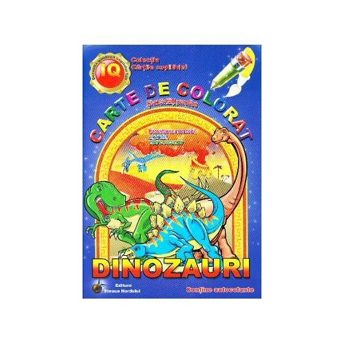 Carte de Colorat Dinozauri