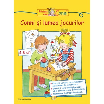 Conni si lumea jocurilor 4-5 ani - Roland Schenn Conni si lumea jocurilor 4-5 ani - Roland Schenn
