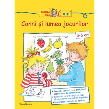 Conni si lumea jocurilor 5-6 ani - Roland Schenn Conni si lumea jocurilor 5-6 ani - Roland Schenn