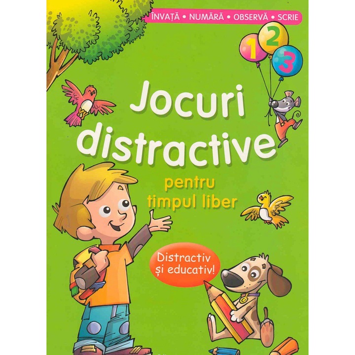 Jocuri distractive pentru timpul liber - verde - Ioana Suilea