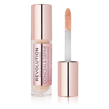 Anticearcan Makeup Revolution, Conceal & Define C6, 4 gr Anticearcan Makeup Revolution, Conceal & Define C6, 4 gr