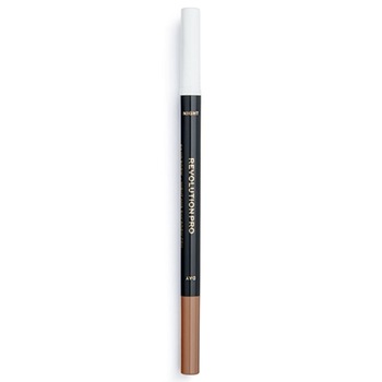 Creion pentru sprancene Makeup Revolution, 24h Day & Night Ash Brown, 1.6 ml