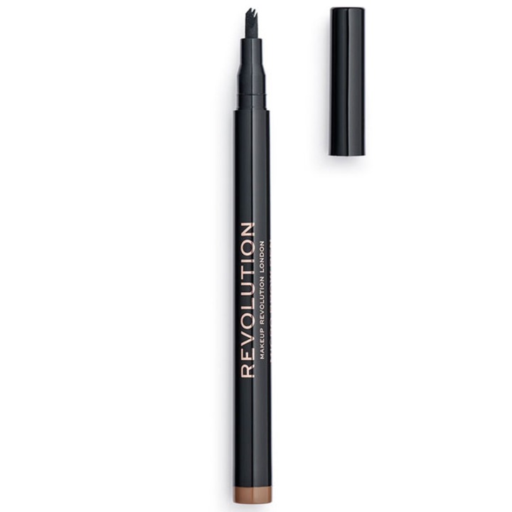 Creion pentru sprancene Makeup Revolution, Eye Micro Brow Pen Light, 1 ml