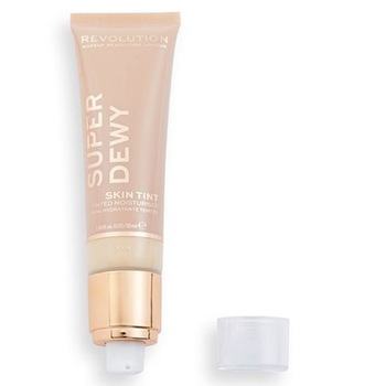 Crema hidratanta pentru ten Makeup Revolution, Face Superdewy Tinted Moisturizer Fair, 55 ml