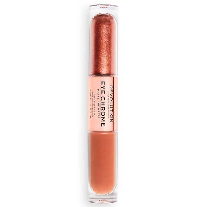 Течни сенки за очи Makeup Revolution, Eye Eye Chrome Worship, 2.2 мл