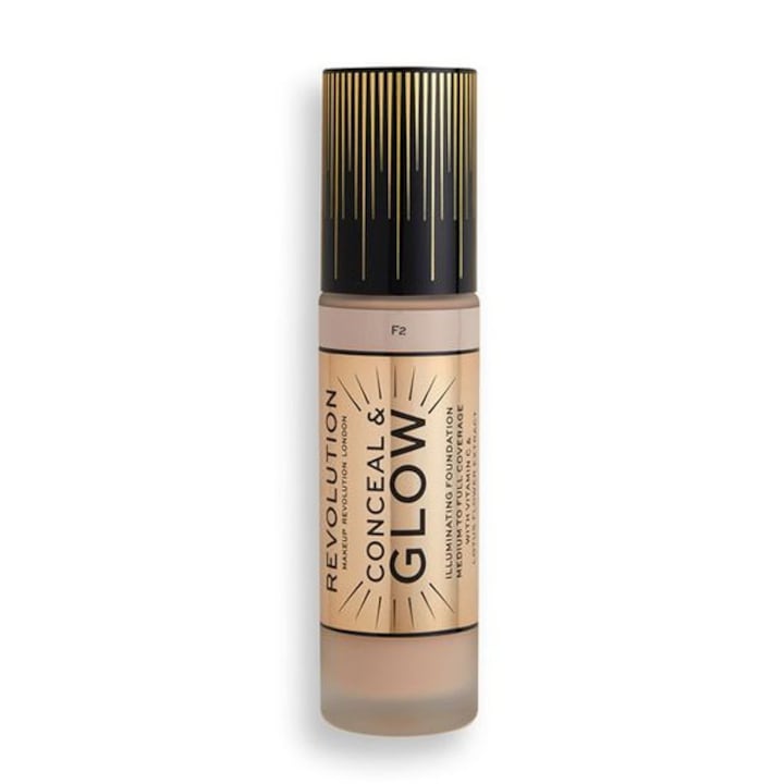 Makeup Revolution Conceal & Glow F2 alapozó, 23 ml